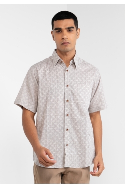 TUSCA MEN | Nuansa Batik Kemeja in Grey