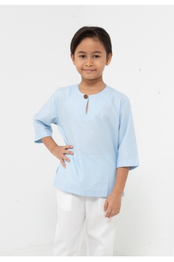 TUSCA KIDS | Alexander Kids Classic Kurta in Sky Blue