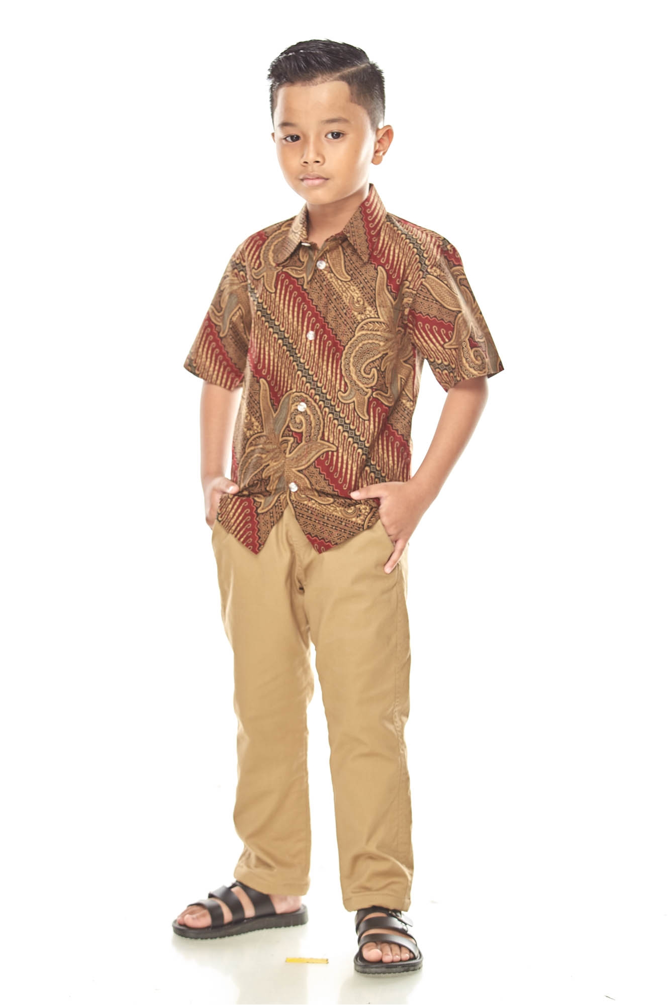 TUSCA - TUSCA KIDS | Ammar Kids Kemeja in Maroon